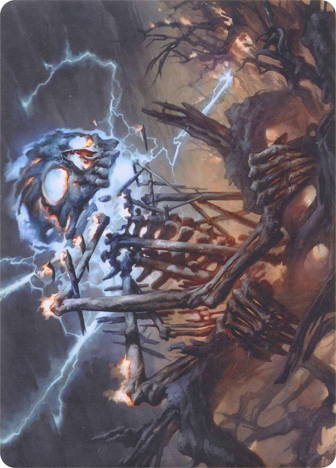 Lightning Skelemental // Lightning Skelemental [Modern Horizons Art Series] | I Want That Stuff Brandon