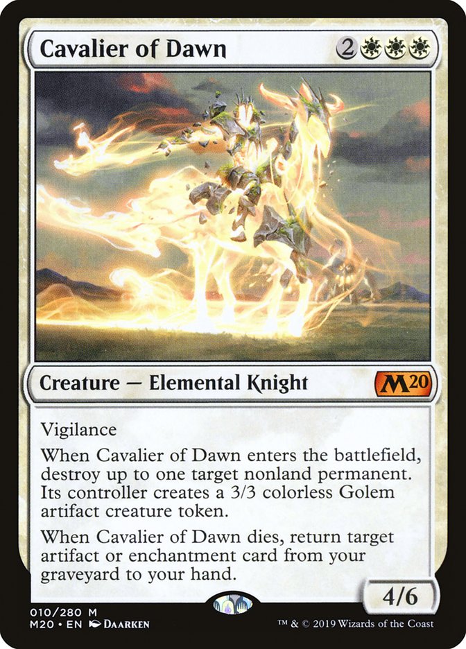 Cavalier of Dawn [Core Set 2020] | I Want That Stuff Brandon