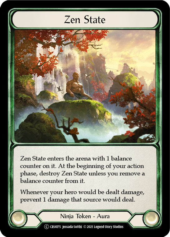 Zen State (Rainbow Foil) [CRU075-RF] Unlimited Rainbow Foil | I Want That Stuff Brandon