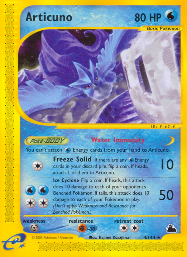 Articuno (4/144) [Skyridge] | I Want That Stuff Brandon