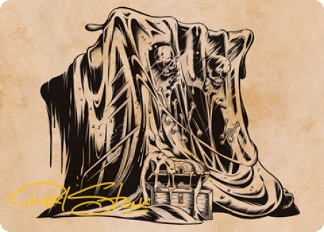Gelatinous Cube (Showcase) Art Card (Gold-Stamped Signature) [Dungeons & Dragons: Adventures in the Forgotten Realms Art Series] | I Want That Stuff Brandon