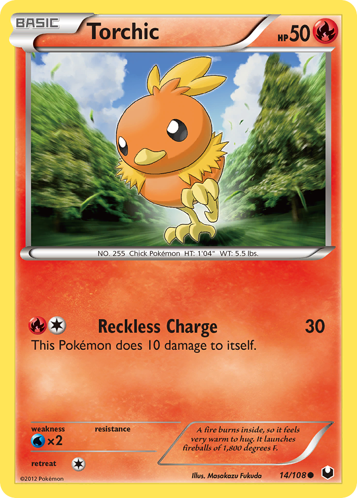 Torchic (14/108) [Black & White: Dark Explorers] | I Want That Stuff Brandon