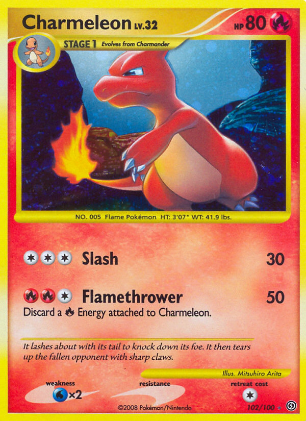 Charmeleon (102/100) [Diamond & Pearl: Stormfront] | I Want That Stuff Brandon