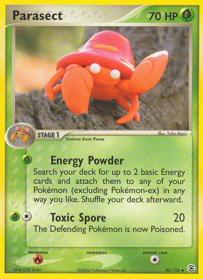 Parasect (43/112) [EX: FireRed & LeafGreen] | I Want That Stuff Brandon