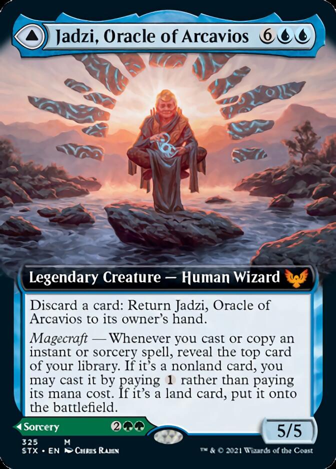 Jadzi, Oracle of Arcavios // Journey to the Oracle (Extended Art) [Strixhaven: School of Mages] | I Want That Stuff Brandon