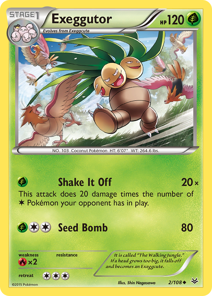 Exeggutor (2/108) [XY: Roaring Skies] | I Want That Stuff Brandon