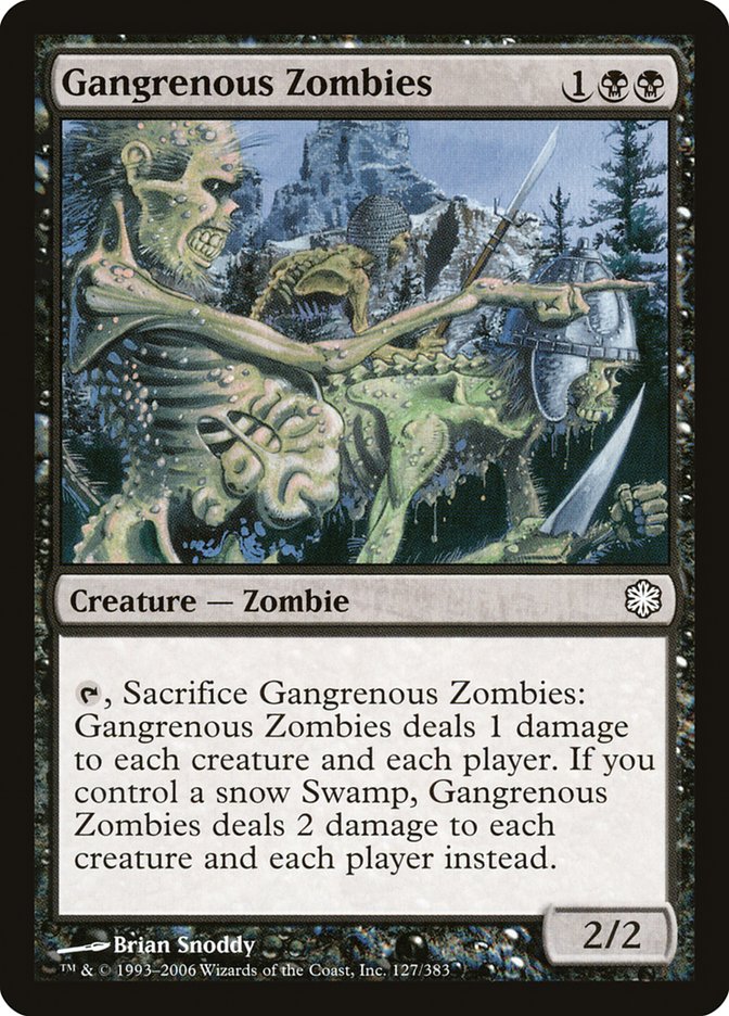 Gangrenous Zombies [Coldsnap Theme Decks] | I Want That Stuff Brandon