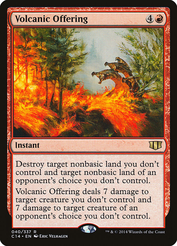 Volcanic Offering [Commander 2014] | I Want That Stuff Brandon