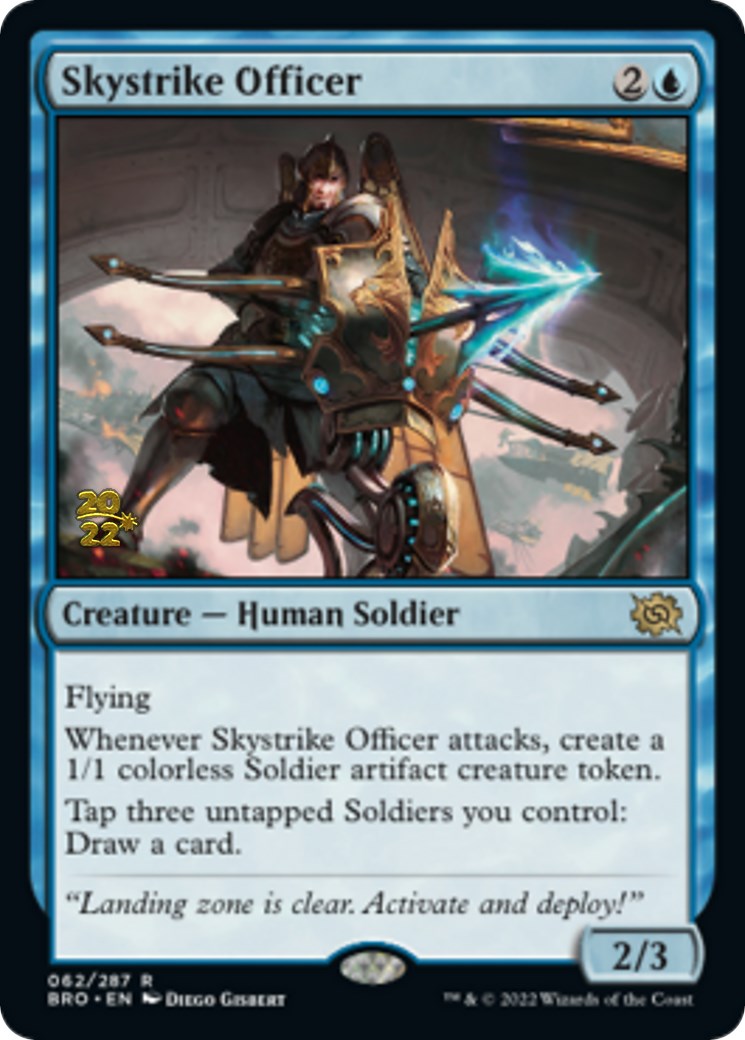 Skystrike Officer [The Brothers' War Prerelease Promos] | I Want That Stuff Brandon