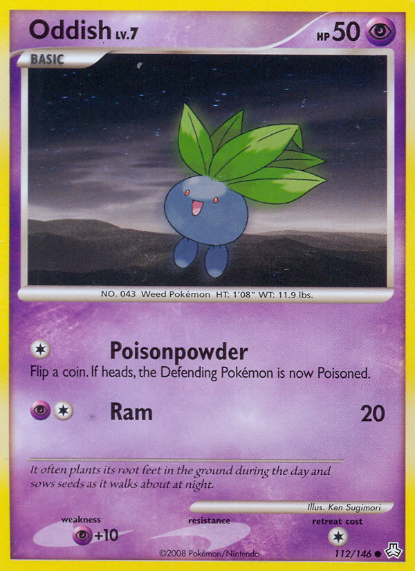 Oddish (112/146) [Diamond & Pearl: Legends Awakened] | I Want That Stuff Brandon