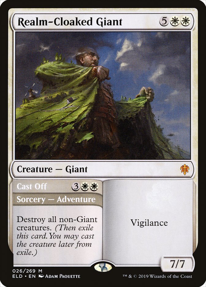 Realm-Cloaked Giant // Cast Off [Throne of Eldraine] | I Want That Stuff Brandon