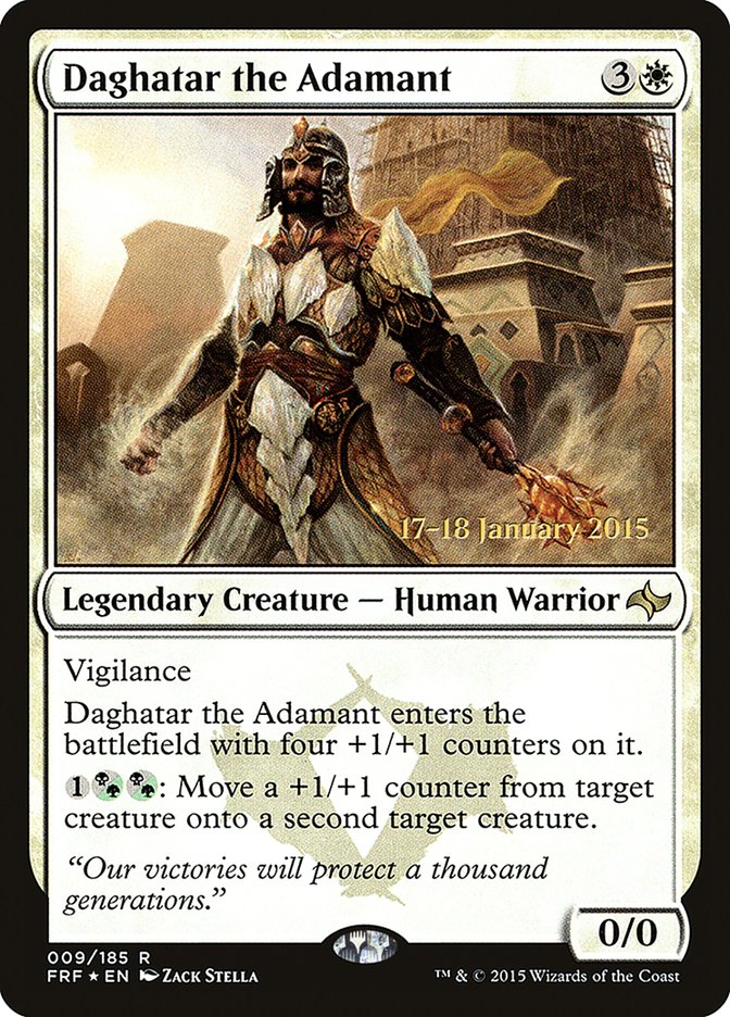 Daghatar the Adamant [Fate Reforged Prerelease Promos] | I Want That Stuff Brandon