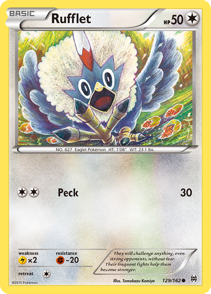 Rufflet (129/162) [XY: BREAKthrough] | I Want That Stuff Brandon