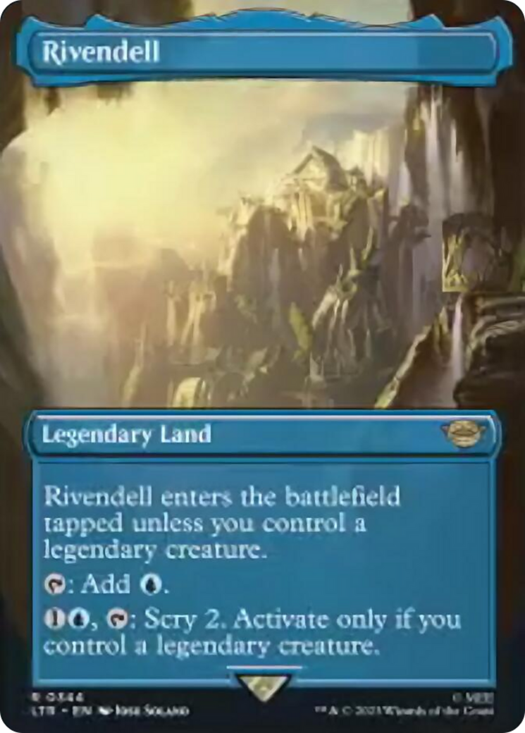 Rivendell (Borderless Alternate Art) [The Lord of the Rings: Tales of Middle-Earth] | I Want That Stuff Brandon