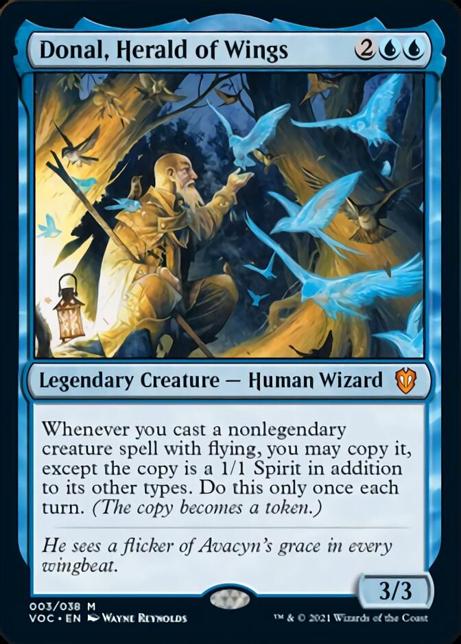 Donal, Herald of Wings [Innistrad: Crimson Vow Commander] | I Want That Stuff Brandon