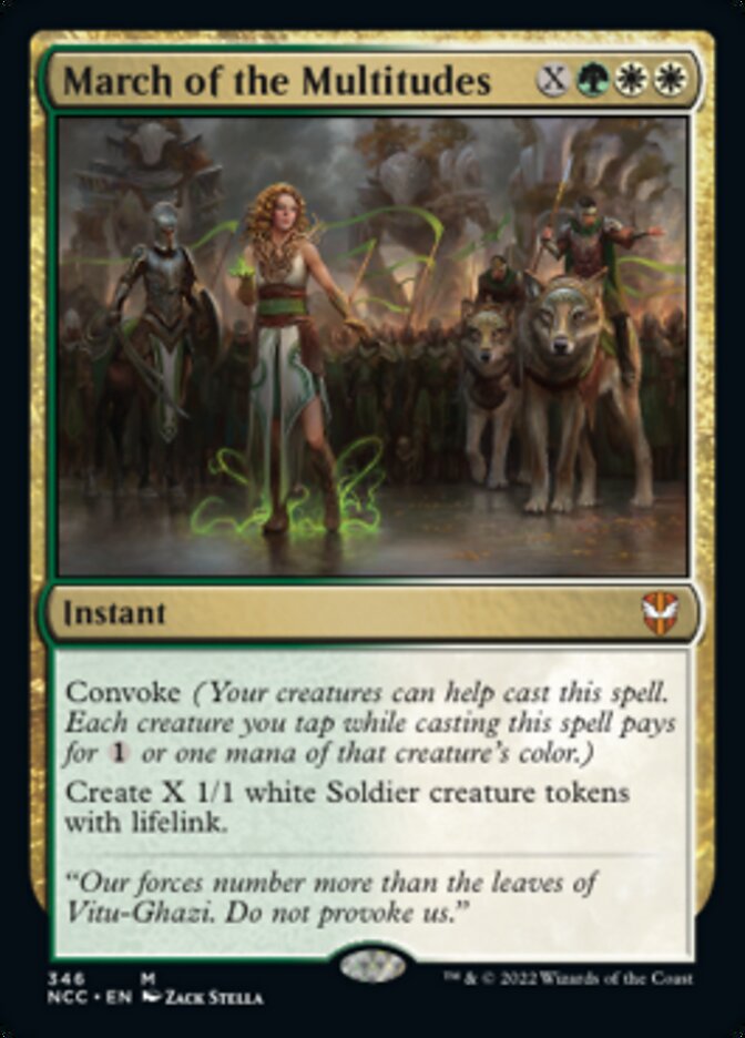 March of the Multitudes [Streets of New Capenna Commander] | I Want That Stuff Brandon