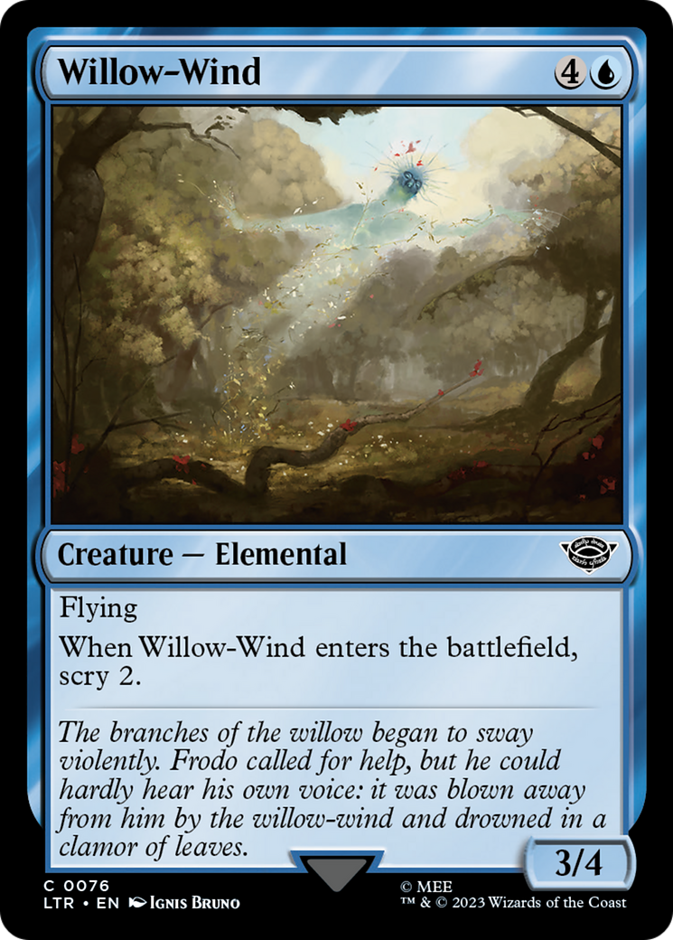 Willow-Wind [The Lord of the Rings: Tales of Middle-Earth] | I Want That Stuff Brandon