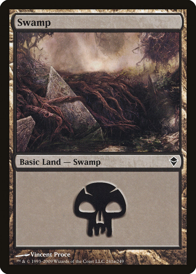Swamp (241a) [Zendikar] | I Want That Stuff Brandon