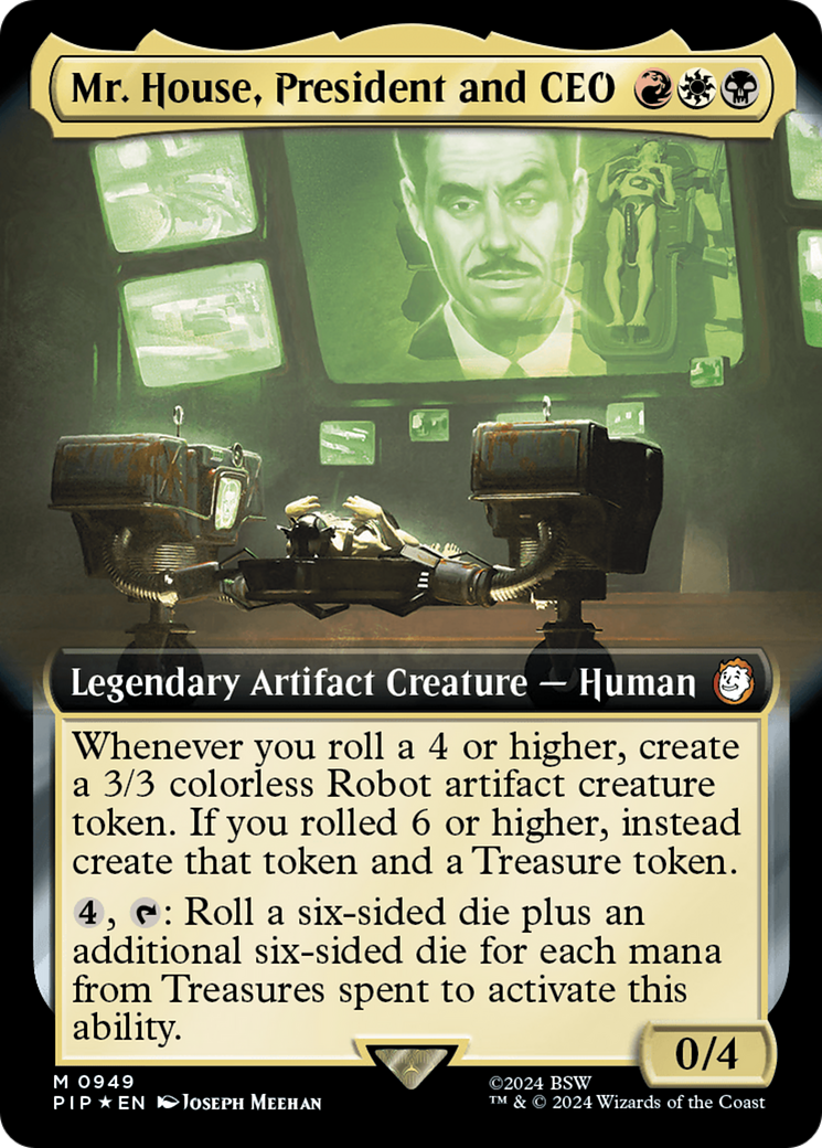 Mr. House, President and CEO (Extended Art) (Surge Foil) [Fallout] | I Want That Stuff Brandon