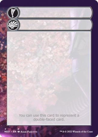 Helper Card (3/9) [Kamigawa: Neon Dynasty Tokens] | I Want That Stuff Brandon