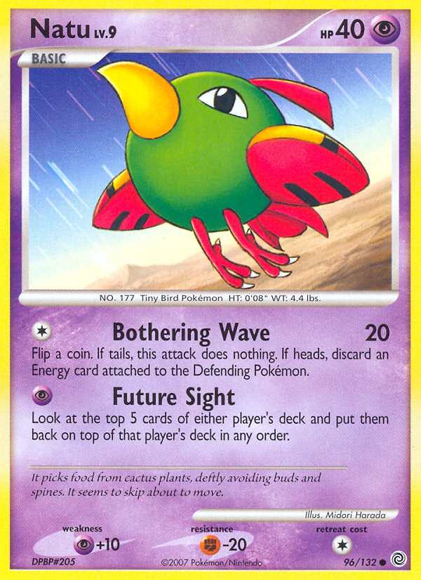 Natu (96/132) [Diamond & Pearl: Secret Wonders] | I Want That Stuff Brandon