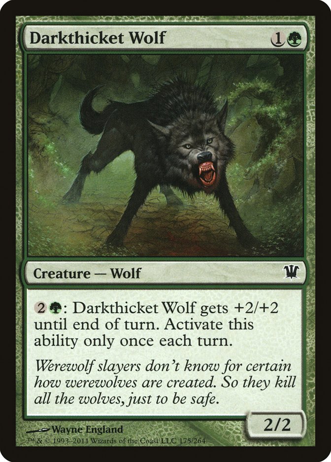 Darkthicket Wolf [Innistrad] | I Want That Stuff Brandon