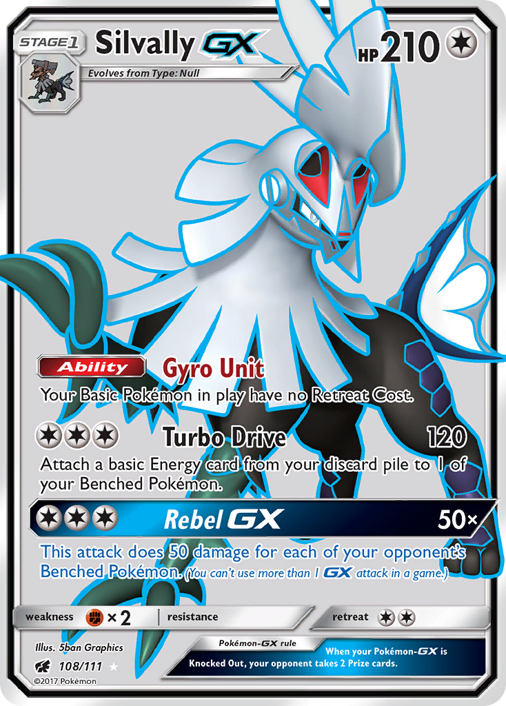 Silvally GX (108/111) [Sun & Moon: Crimson Invasion] | I Want That Stuff Brandon