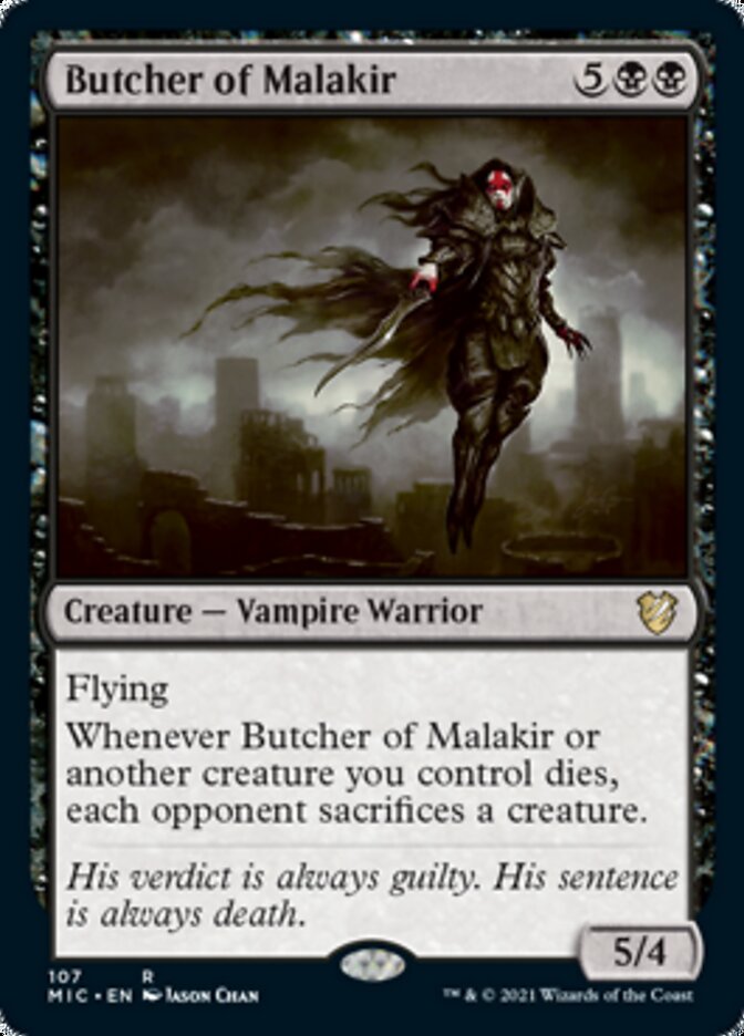 Butcher of Malakir [Innistrad: Midnight Hunt Commander] | I Want That Stuff Brandon