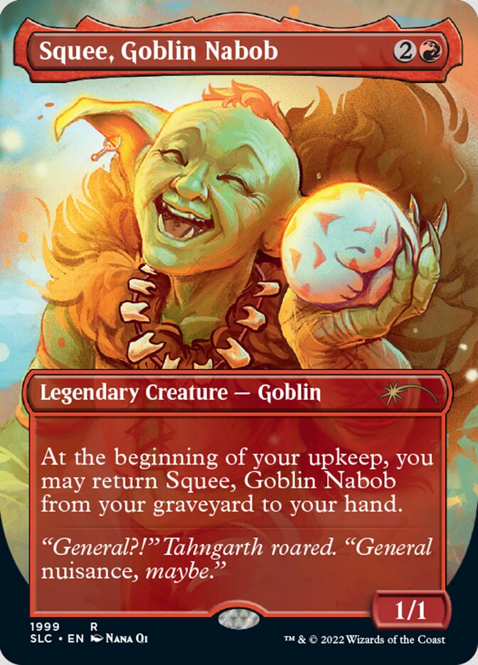 Squee, Goblin Nabob (Borderless) [Secret Lair 30th Anniversary Countdown Kit] | I Want That Stuff Brandon