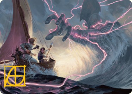 Hall of Storm Giants Art Card (Gold-Stamped Signature) [Dungeons & Dragons: Adventures in the Forgotten Realms Art Series] | I Want That Stuff Brandon