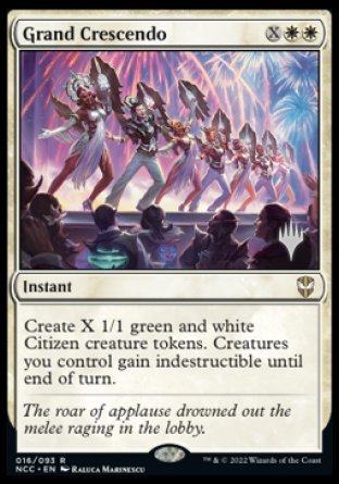 Grand Crescendo (Promo Pack) [Streets of New Capenna Commander Promos] | I Want That Stuff Brandon