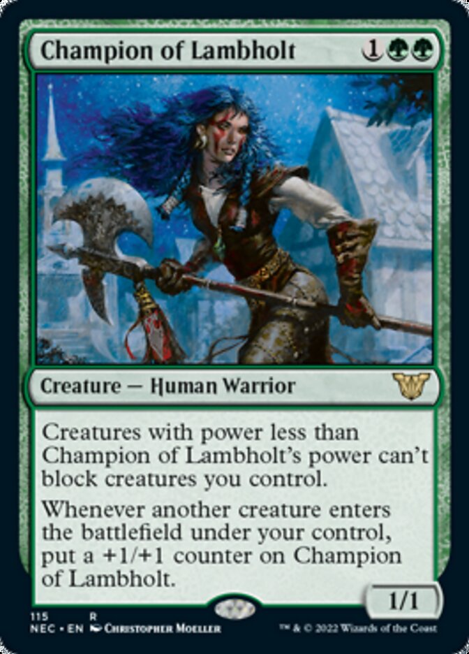Champion of Lambholt [Kamigawa: Neon Dynasty Commander] | I Want That Stuff Brandon