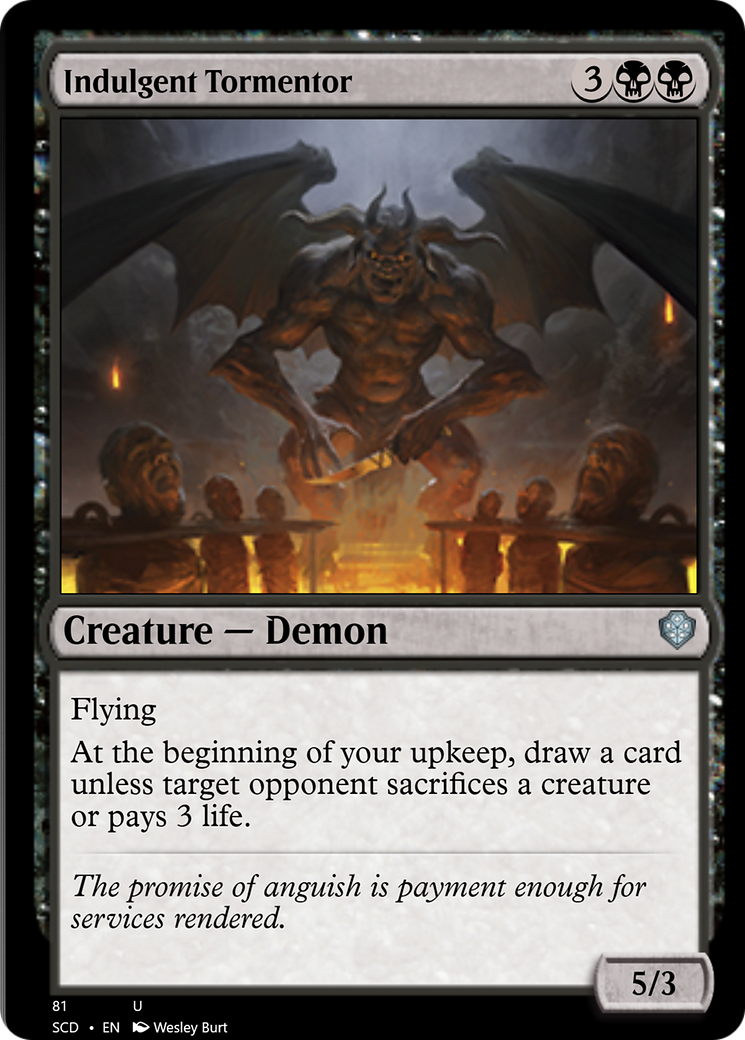 Indulgent Tormentor [Starter Commander Decks] | I Want That Stuff Brandon