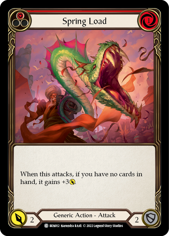 Spring Load (Red) [BEN012] (Outsiders Benji Blitz Deck) | I Want That Stuff Brandon