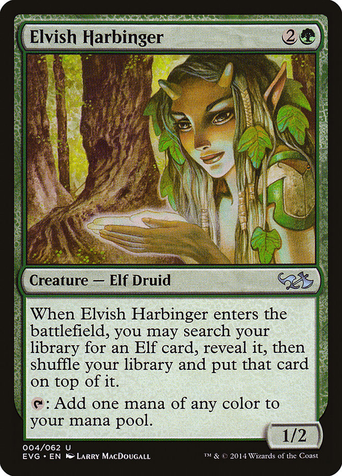 Elvish Harbinger (Elves vs. Goblins) [Duel Decks Anthology] | I Want That Stuff Brandon