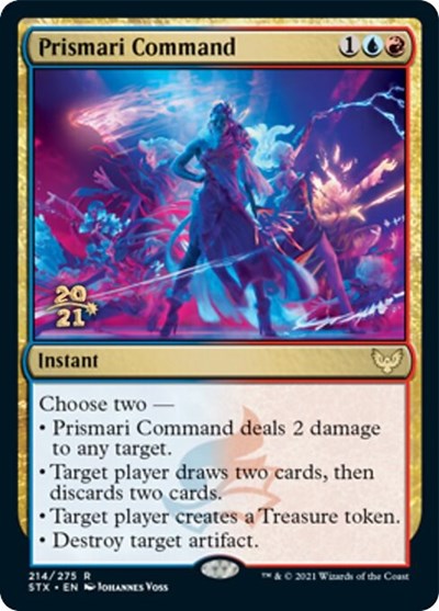 Prismari Command [Strixhaven: School of Mages Prerelease Promos] | I Want That Stuff Brandon