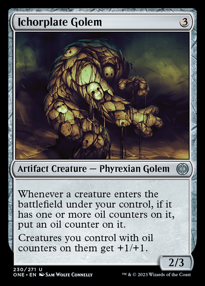 Ichorplate Golem [Phyrexia: All Will Be One] | I Want That Stuff Brandon