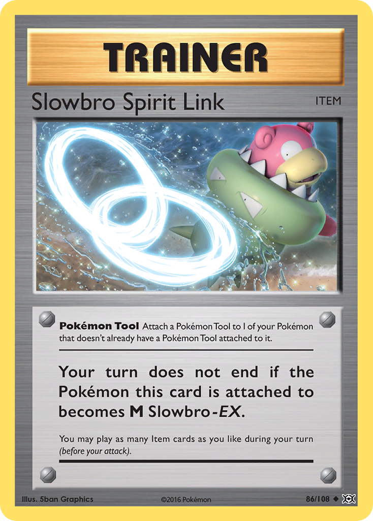 Slowbro Spirit Link (86/108) [XY: Evolutions] | I Want That Stuff Brandon