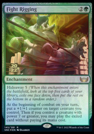 Fight Rigging [Streets of New Capenna Prerelease Promos] | I Want That Stuff Brandon