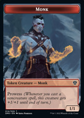 Soldier // Monk Double-Sided Token [Dominaria United Tokens] | I Want That Stuff Brandon