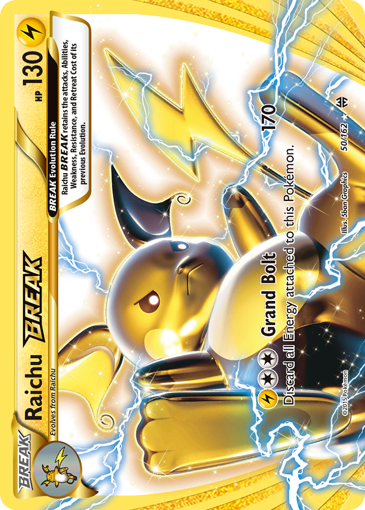 Raichu BREAK (50/162) [XY: BREAKthrough] | I Want That Stuff Brandon