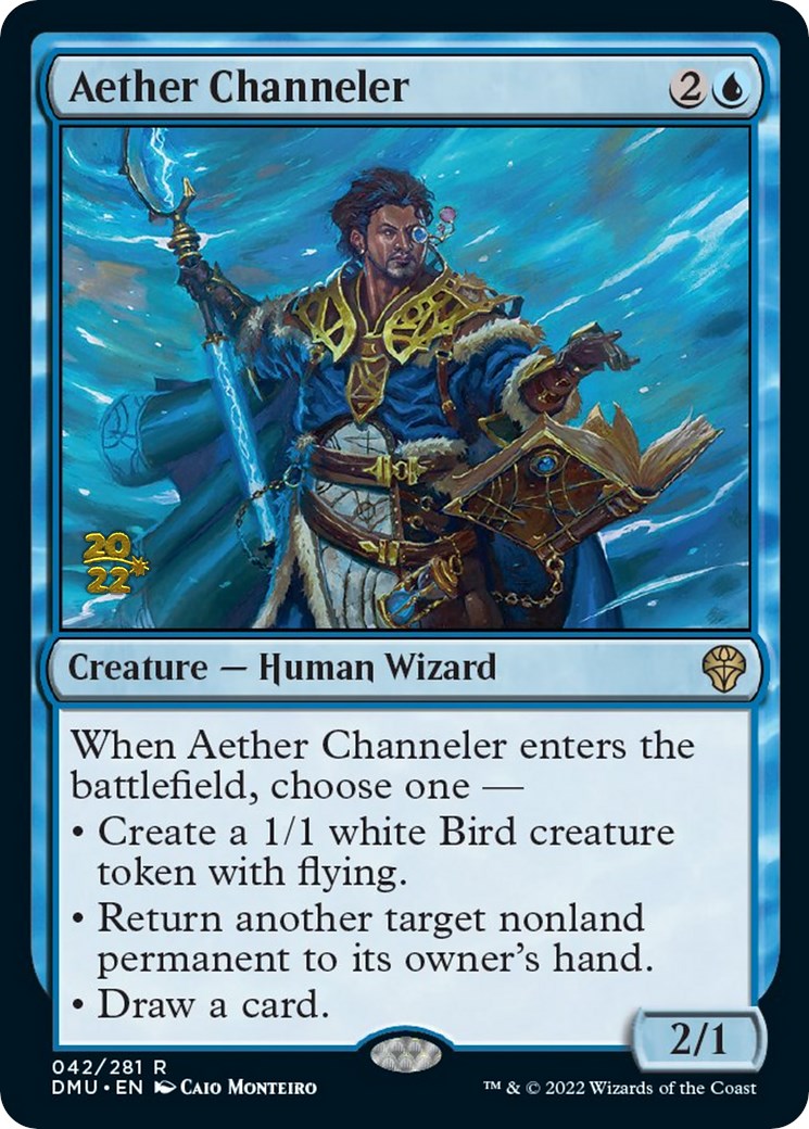 Aether Channeler [Dominaria United Prerelease Promos] | I Want That Stuff Brandon