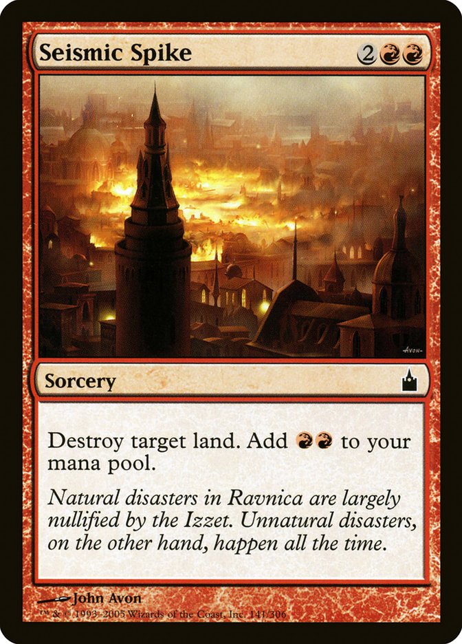 Seismic Spike [Ravnica: City of Guilds] | I Want That Stuff Brandon