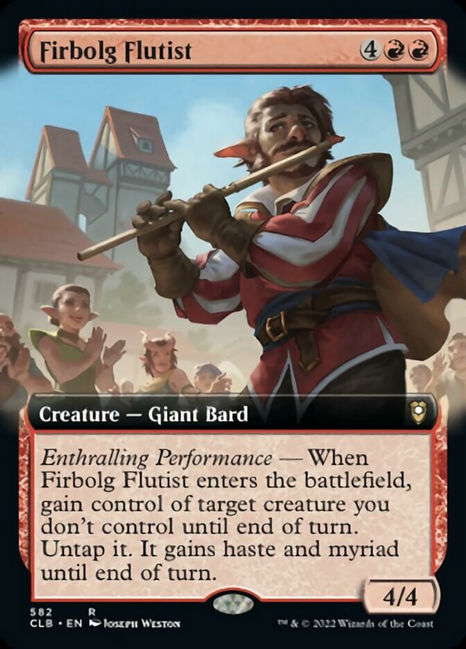 Firbolg Flutist (Extended Art) [Commander Legends: Battle for Baldur's Gate] | I Want That Stuff Brandon