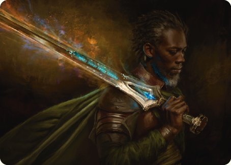 Anduril, Flame of the West Art Card [The Lord of the Rings: Tales of Middle-earth Art Series] | I Want That Stuff Brandon