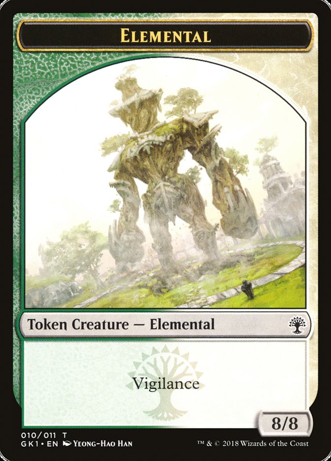 Elemental // Centaur Double-Sided Token [Guilds of Ravnica Guild Kit Tokens] | I Want That Stuff Brandon