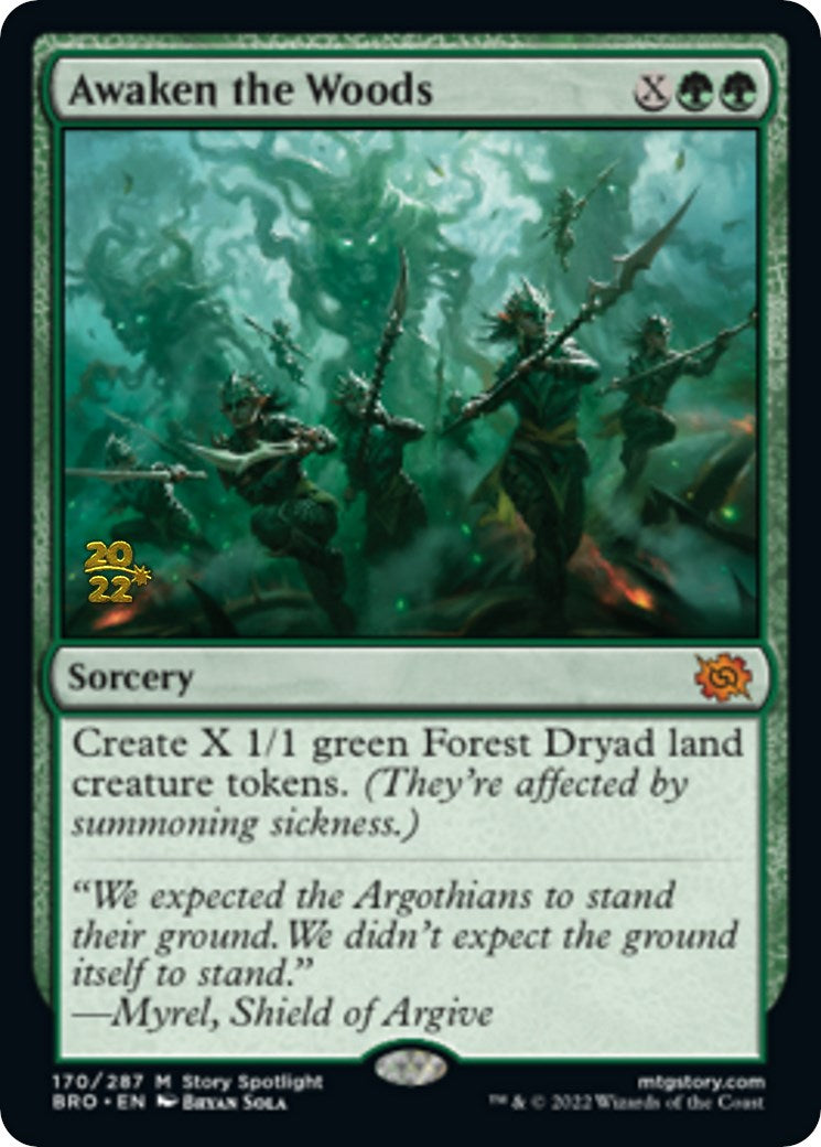 Awaken the Woods [The Brothers' War Prerelease Promos] | I Want That Stuff Brandon