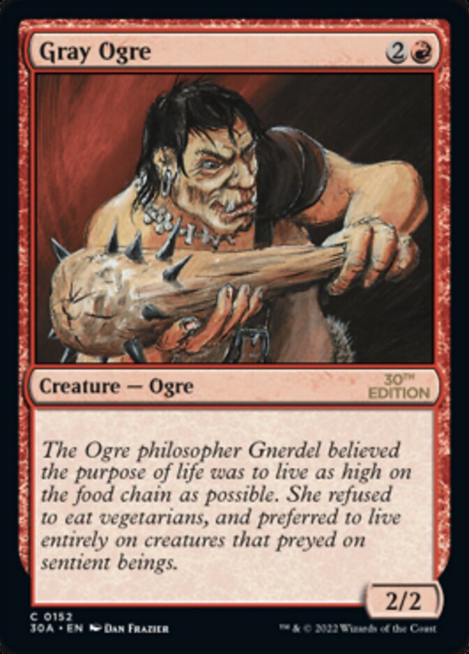 Gray Ogre [30th Anniversary Edition] | I Want That Stuff Brandon