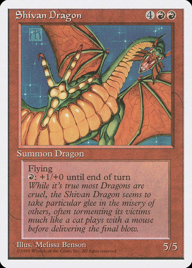 Shivan Dragon [Fourth Edition] | I Want That Stuff Brandon