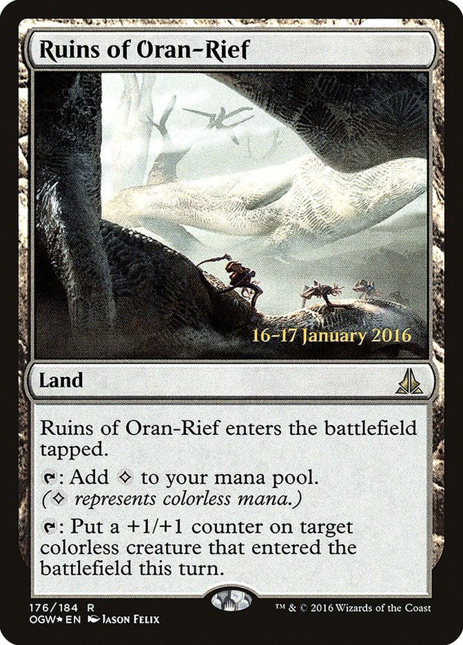 Ruins of Oran-Rief [Oath of the Gatewatch Prerelease Promos] | I Want That Stuff Brandon
